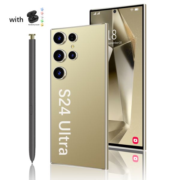 S24 Ultra 16GB+1TB smartphone cell phone Dual SIM 5G Phone 7.3HD+ Display 13MP+50MP Camera Android 13 Mobile Fingerprint Face ID GPS box, Purple
S24 Ultra 16GB+1TB smartphone cell phone Dual SIM 5G Phone 7.3HD+ Display 13MP+50MP Camera Android 13 Mobile Fingerprint Face ID GPS box, Purple