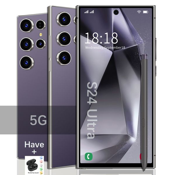 S24 Ultra 16GB+1TB smartphone cell phone Dual SIM 5G Phone 6.8HD+ Display 13MP+50MP Camera Android 13 Mobile Fingerprint Face ID GPS, Grey
S24 Ultra 16GB+1TB smartphone cell phone Dual SIM 5G Phone 6.8HD+ Display 13MP+50MP Camera Android 13 Mobile Fingerprint Face ID GPS, Grey