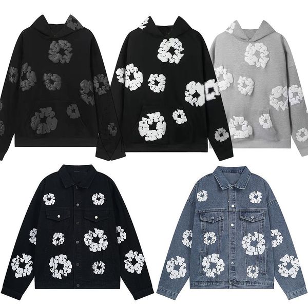 Designer men hoodies hooded sweatwear pullover women hoodie sweatshirt fashion jeans loose pant black coat puff ral clothes Jeans jacket, Sky blue
Designer men hoodies hooded sweatwear pullover women hoodie sweatshirt fashion jeans loose pant black coat puff ral clothes Jeans jacket, Sky blue