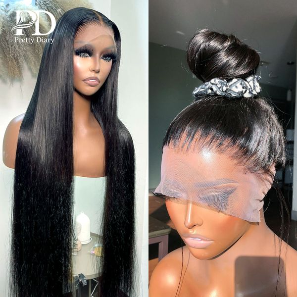 38 Inch 30 Bone Straight 360 HD Frontal Human Hair Wigs 13X4 Transparent Lace Front Wig Remy Pre Plucked 250 Density, Black
38 Inch 30 Bone Straight 360 HD Frontal Human Hair Wigs 13X4 Transparent Lace Front Wig Remy Pre Plucked 250 Density, Black