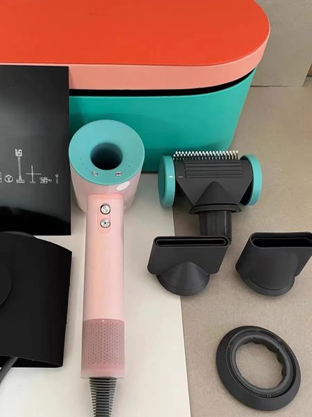 High Speed 08 Electric Hair Dryer 5 in 1 rotating connected nozzles Salon Modeg design Negative Ion Motor, Pink
High Speed 08 Electric Hair Dryer 5 in 1 rotating connected nozzles Salon Modeg design Negative Ion Motor, Pink