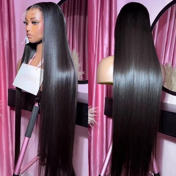 32 30 Inch Bone Straight Transparent 13X6 Frontal Human Hair Wigs 200% Density Brazilian Remy Lace Front Wig For Women, Picture color
32 30 Inch Bone Straight Transparent 13X6 Frontal Human Hair Wigs 200% Density Brazilian Remy Lace Front Wig For Women, Picture color