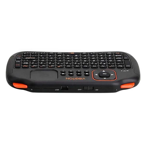 Mini 2.4G Wireless Multimedia Ergonomic Gaming PC Smart TV Air Mouse Keyboard Remote Control Game Console M240907