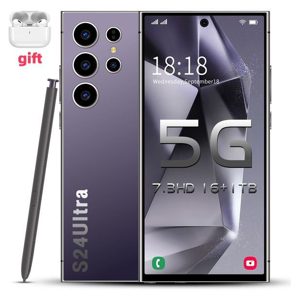 S24 Ultra SIM Dual standby Android 5G cell 12GB+1TB 7.3HD+ display 13MP+50MP Smartphone mobile phone Camera GPS English Play video, Purple
S24 Ultra SIM Dual standby Android 5G cell 12GB+1TB 7.3HD+ display 13MP+50MP Smartphone mobile phone Camera GPS English Play video, Purple