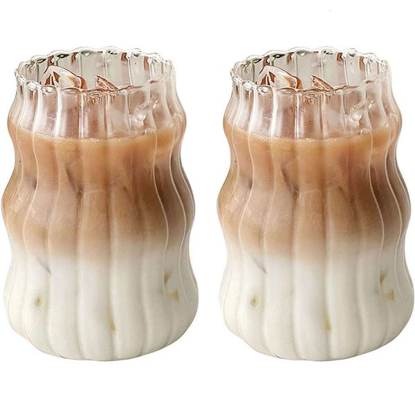 2pcs Coffee Glass Cup Ribbed Glassware Drinking Glasses Transparent Tea Juice Milk Mug Water Wine Cups For House Party Bar, Red
2pcs Coffee Glass Cup Ribbed Glassware Drinking Glasses Transparent Tea Juice Milk Mug Water Wine Cups For House Party Bar, Red