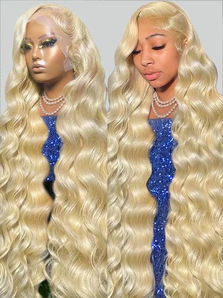 Wave Body Blonde 613 HD 13X6 Frontal Brazilian 40 42 Inch 13X4 Colored Lace Front Human Hair Wigs For Women Preplucked, Picture color
Wave Body Blonde 613 HD 13X6 Frontal Brazilian 40 42 Inch 13X4 Colored Lace Front Human Hair Wigs For Women Preplucked, Picture color