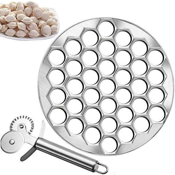 Dumpg Metal Mold 37 Holes Maker Pasta Russian Ravioli Cutter For Modeg Dumpgs Large Bakeware Accessories Baking Tools, Multi
Dumpg Metal Mold 37 Holes Maker Pasta Russian Ravioli Cutter For Modeg Dumpgs Large Bakeware Accessories Baking Tools, Multi