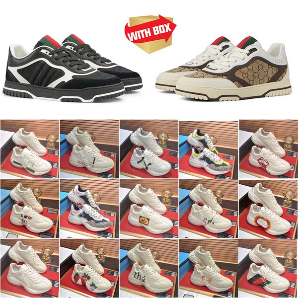 Luxury Sneakers Rhyton Designer Shoes Leather Thick Soled Casual Mens Women Multicolor Sneaker Vintage Lace-UP Increase Platform Ladies' shoes with box, Lavender
Luxury Sneakers Rhyton Designer Shoes Leather Thick Soled Casual Mens Women Multicolor Sneaker Vintage Lace-UP Increase Platform Ladies' shoes with box, Lavender