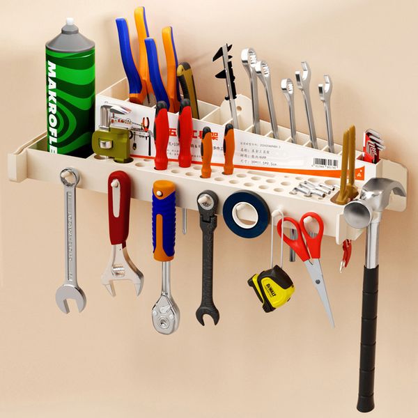 Hardware tool storage rack Multi-functional parts rack perforation-free household hanger hook tool material storage rack
Hardware tool storage rack Multi-functional parts rack perforation-free household hanger hook tool material storage rack