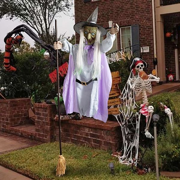 Halloween Decorations Outdoor 12 ft Animated Hovering Witch Animatronics Sound Touch Activated Sensor Animatronic Scary 240823
Halloween Decorations Outdoor 12 ft Animated Hovering Witch Animatronics Sound Touch Activated Sensor Animatronic Scary 240823