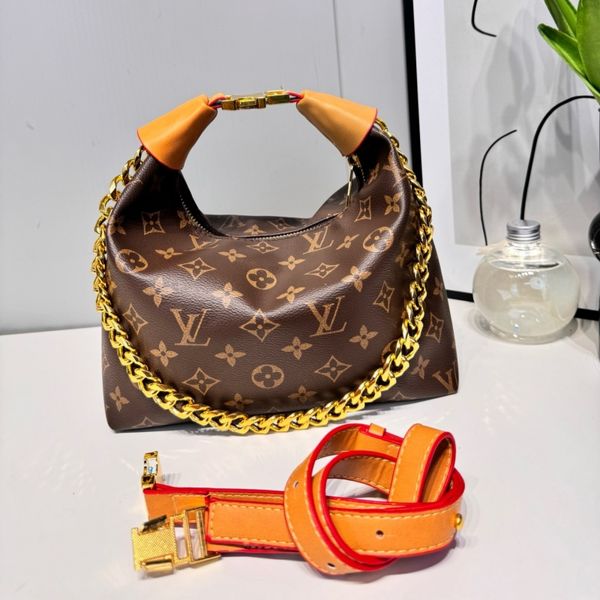 Half Moon Baguette tote Bag Leather Classic Presbyterian Clutch Designer Women Men's Shoulder strap Metal accessories crossbody bag, Deep brown
Half Moon Baguette tote Bag Leather Classic Presbyterian Clutch Designer Women Men's Shoulder strap Metal accessories crossbody bag, Deep brown