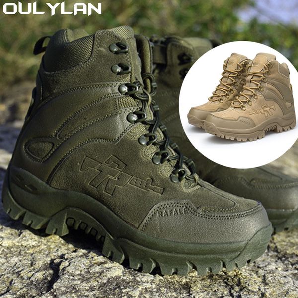 Military Tactical Waterproof Mens Army Climbing Hiking Desert Work Safety Shoes Male Outdoor Camping Combat Boots, Khaki
Military Tactical Waterproof Mens Army Climbing Hiking Desert Work Safety Shoes Male Outdoor Camping Combat Boots, Khaki