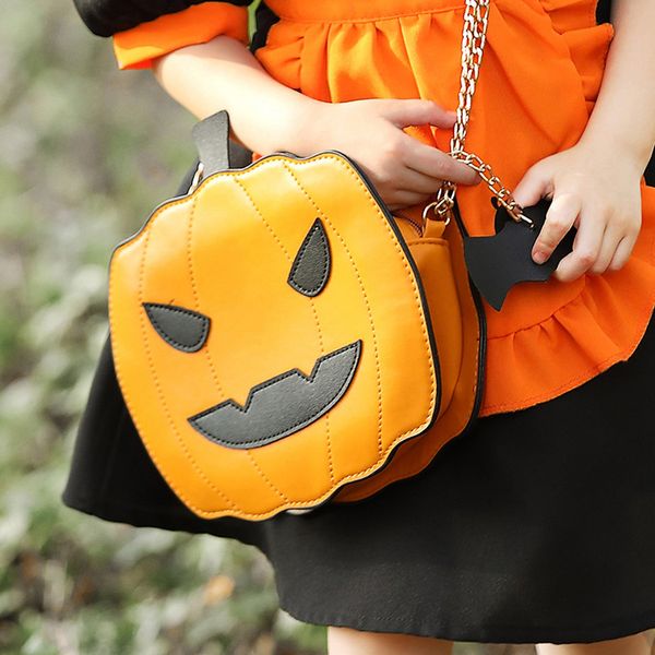 Hot single shoulder bag funny pumpkin color personality creative single shoulder diagonal chain small bag cartoon Halloween female bag, Orange
Hot single shoulder bag funny pumpkin color personality creative single shoulder diagonal chain small bag cartoon Halloween female bag, Orange