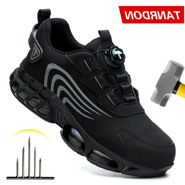 Rotary Button New Safety Shoes For Men Anti Impact And Anti Piercing Work Shoes Fashionable Men S Sports Shoes And Safety Pro, D9071
Rotary Button New Safety Shoes For Men Anti Impact And Anti Piercing Work Shoes Fashionable Men S Sports Shoes And Safety Pro, D9071