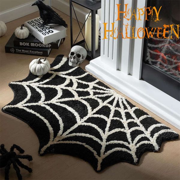 Black Spider Web Bathroom Rug Halloween Decor Spooky Gothic Bath Non-Slip Tufted Mat for Front Door Living
Black Spider Web Bathroom Rug Halloween Decor Spooky Gothic Bath Non-Slip Tufted Mat for Front Door Living