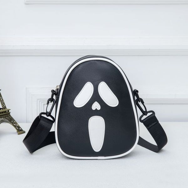 Halloween bag PU material handbag niche trend cute funny zipper casual diagonal shoulder bag, Black
Halloween bag PU material handbag niche trend cute funny zipper casual diagonal shoulder bag, Black