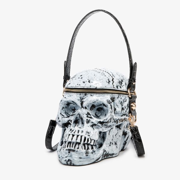 Halloween bag skull funny Halloween style handbag foreign trade bag shoulder crossbody bag, Bronze
Halloween bag skull funny Halloween style handbag foreign trade bag shoulder crossbody bag, Bronze