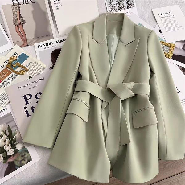 Lace up suit jacket for women, autumn 2024 new design style, temperament, Korean casual trend, green suit for women, Emerald green
Lace up suit jacket for women, autumn 2024 new design style, temperament, Korean casual trend, green suit for women, Emerald green