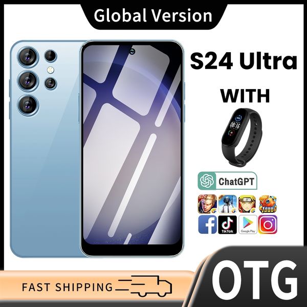 S24 Ultra 5G Cross-border High Quality Android Smartphone Touch Screen 20MP 13MP Camera Dual SIM cell phone, Black
S24 Ultra 5G Cross-border High Quality Android Smartphone Touch Screen 20MP 13MP Camera Dual SIM cell phone, Black