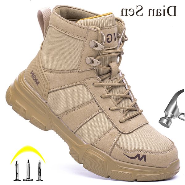 Work Boots Indestructible Safety Shoes Men Steel Toe Shoes Puncture Proof Sneakers Male Footwear Shoes Women Non Slip Work Shoes, Brown
Work Boots Indestructible Safety Shoes Men Steel Toe Shoes Puncture Proof Sneakers Male Footwear Shoes Women Non Slip Work Shoes, Brown