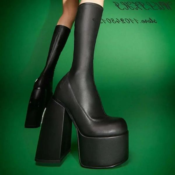 Black Matte Tight Knee Stretch Boots Women Platform Spring Dress Square Calf Booties Elegant White Mirror Shiny Leather Shoes, Red
Black Matte Tight Knee Stretch Boots Women Platform Spring Dress Square Calf Booties Elegant White Mirror Shiny Leather Shoes, Red