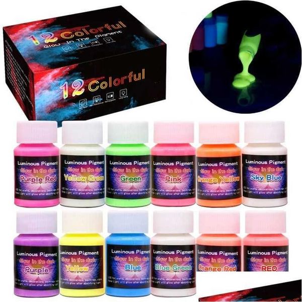 Body Paint 12 Bottleset Glow In The Dark Luminous Pigment Party Diy Nontoxic For Nails Resin Makeup Painting Drop Delivery Dhtkx, Light green
Body Paint 12 Bottleset Glow In The Dark Luminous Pigment Party Diy Nontoxic For Nails Resin Makeup Painting Drop Delivery Dhtkx, Light green