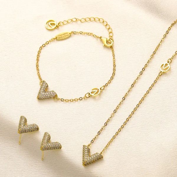 Gold Plated Jewelry Set Minimalist Designer Necklace Bracelet Earrings Gift Set for Women, Pink
Gold Plated Jewelry Set Minimalist Designer Necklace Bracelet Earrings Gift Set for Women, Pink