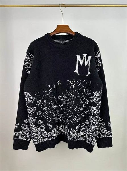 Casually Chic Unisex Letter Design Sweater Cozy Mens Women Long Sleeve Fall Wear
