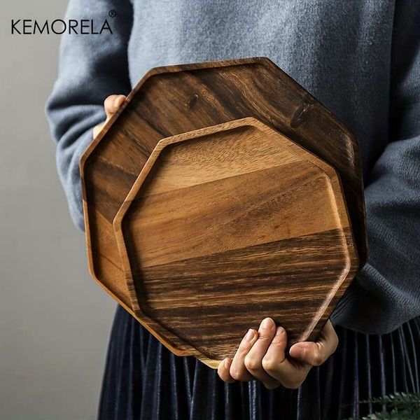 KEMORELA 1PC Creative Acacia Wood Plate Dishes Rectangle Octagonal Food Dessert Tea Dinner Tray Outdoor Tableware
KEMORELA 1PC Creative Acacia Wood Plate Dishes Rectangle Octagonal Food Dessert Tea Dinner Tray Outdoor Tableware