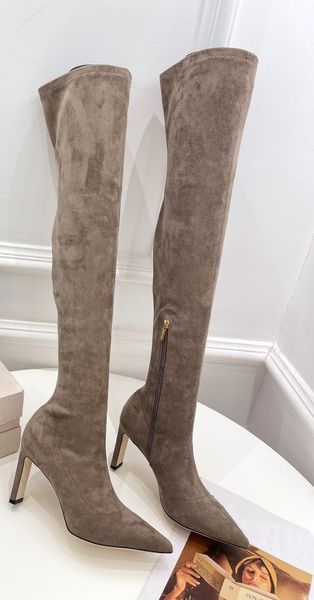 Autumn Winter PU Leather Zipper Womens Knee High Boots Fashion Dot Toe Stiletto Shoes Ultra Thin boots Designer Heels long boots Luxury boots, Color2
Autumn Winter PU Leather Zipper Womens Knee High Boots Fashion Dot Toe Stiletto Shoes Ultra Thin boots Designer Heels long boots Luxury boots, Color2