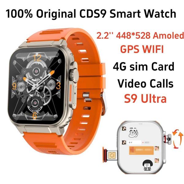 Smart Watches Original CDS9 S9 Ultra Android smartwatch 4G network SIM card equipped with 8128GB health monitoring and video calg from J240913
Smart Watches Original CDS9 S9 Ultra Android smartwatch 4G network SIM card equipped with 8128GB health monitoring and video calg from J240913