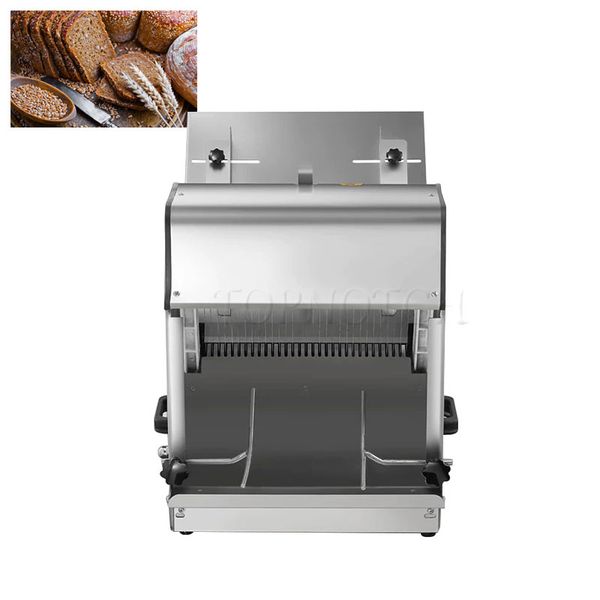 DHgate Automatic Commercial Electric Bread Slicer Adjustable Mechanized Cutter for Bakeries Toaster Shops sold by DHgate