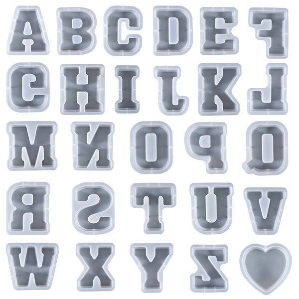 DIY Crystal Glue Dropping Silicone Jewelry Mold 26 English Alphabet Creative Handicraft Arrangement Decorations
DIY Crystal Glue Dropping Silicone Jewelry Mold 26 English Alphabet Creative Handicraft Arrangement Decorations