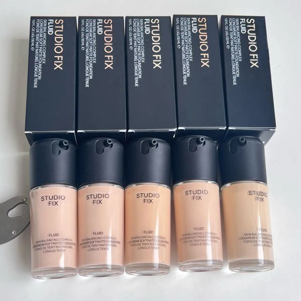 Makeup 30ml Studio Skin Balancing Longwear Soft Matte Foundation Natural Face Base Primer Cream Cosmetics 5 colors NW11/N12/NC15/N18/NC12, Mixed color
Makeup 30ml Studio Skin Balancing Longwear Soft Matte Foundation Natural Face Base Primer Cream Cosmetics 5 colors NW11/N12/NC15/N18/NC12, Mixed color