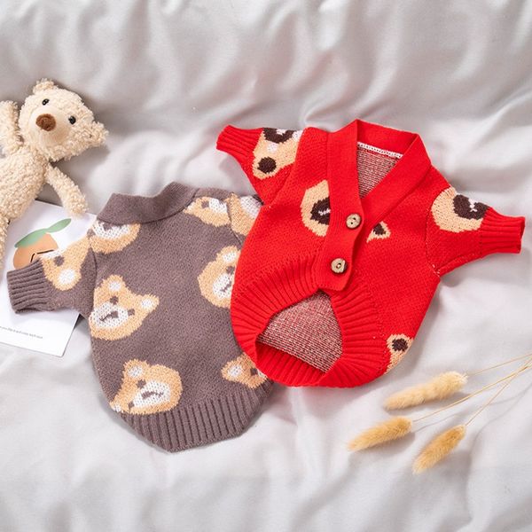 Cardigan Sweater Cute Bera Print Clothes Pet Dog Knitted Coat Cat Clothing Chihuahua Dahund 2024 Puppy Apparel, Red
Cardigan Sweater Cute Bera Print Clothes Pet Dog Knitted Coat Cat Clothing Chihuahua Dahund 2024 Puppy Apparel, Red