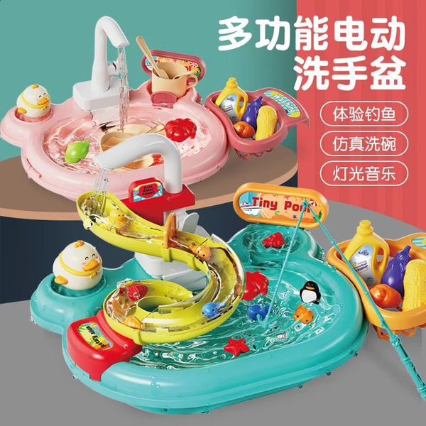 Children electric dishwasher every kitchen automatic play water puzzle fishing toys park y240905
Children electric dishwasher every kitchen automatic play water puzzle fishing toys park y240905