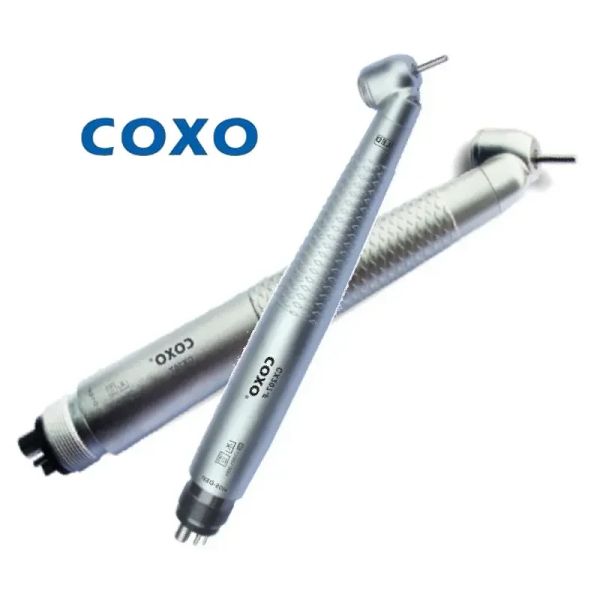 COXO CX207-F 45° Dental LED High-Speed Handpiece Air Turbine Tooth Cleaning Machine 3 Way 3 air Spray Whitening Equipment
COXO CX207-F 45° Dental LED High-Speed Handpiece Air Turbine Tooth Cleaning Machine 3 Way 3 air Spray Whitening Equipment