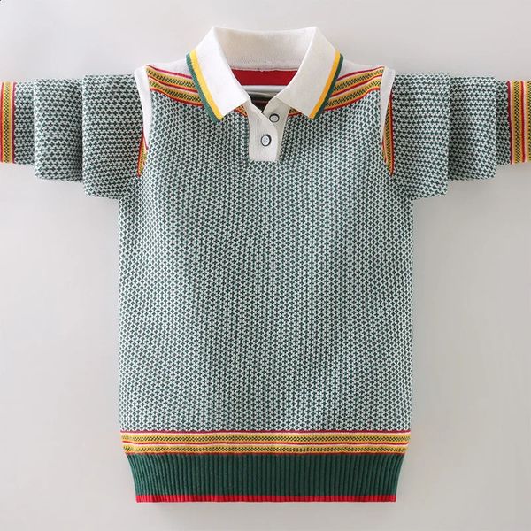 Boys Autumn And Pullover Winter Knitted Warm Sportswear Korean Version Shirt Collar Childrens Clothing e265, Blue
Boys Autumn And Pullover Winter Knitted Warm Sportswear Korean Version Shirt Collar Childrens Clothing e265, Blue