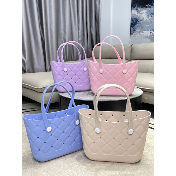 Laundry Storage Basket With Handles Open Top Weaving Openwork Plaid Waterproof EVA Beach Hole Large Capacity Outdoor Picnic Bag
Laundry Storage Basket With Handles Open Top Weaving Openwork Plaid Waterproof EVA Beach Hole Large Capacity Outdoor Picnic Bag