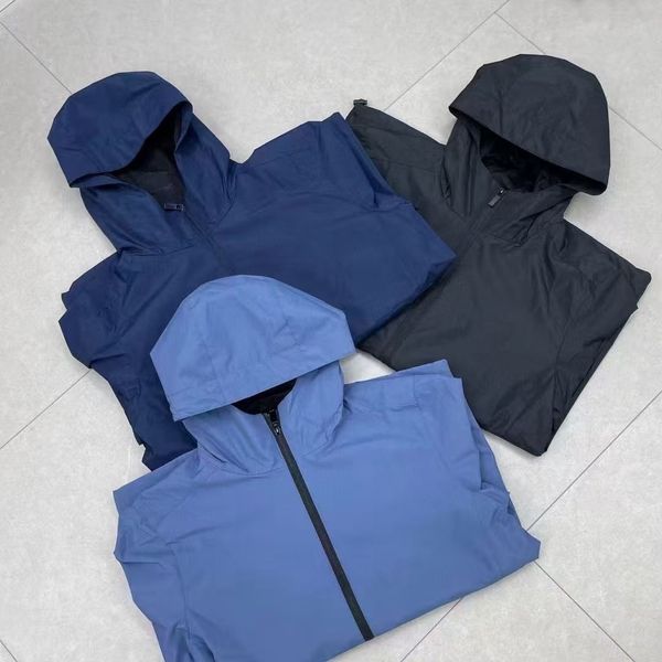 Designer Men's running jackets windbreaker hooded jogger sportswear windproof waterproof quick dry sports coat summer thin sun protection outwear Autumn UV jacket, Sky blue
Designer Men's running jackets windbreaker hooded jogger sportswear windproof waterproof quick dry sports coat summer thin sun protection outwear Autumn UV jacket, Sky blue