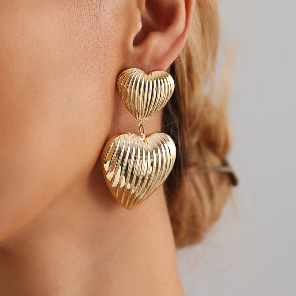 Double Heart Dangle Drop Earrings For Women Gold Plated Stainless Steel Vintage Luxury Jewelry Lady Party Birthday Wedding Gifts Daily Outfit
Double Heart Dangle Drop Earrings For Women Gold Plated Stainless Steel Vintage Luxury Jewelry Lady Party Birthday Wedding Gifts Daily Outfit