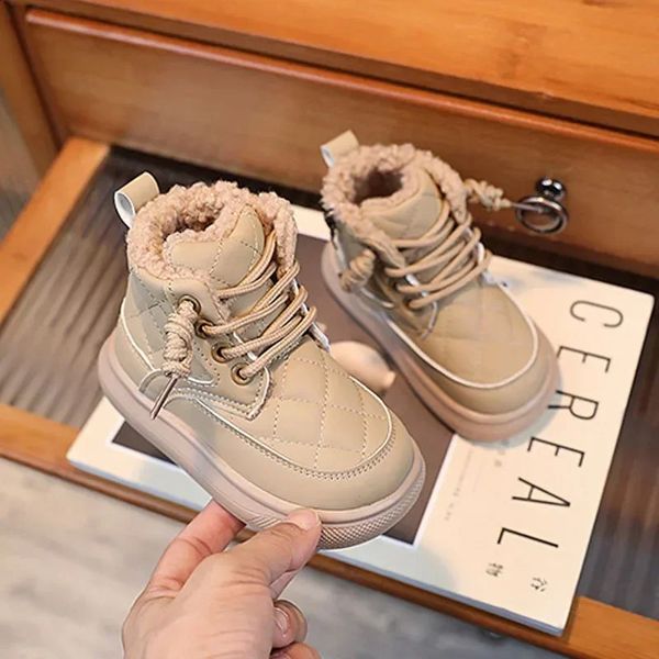 Autumn Winter Warm Plush Girls Boots Fashion Clith Boys And Childrens Casual Shoes 542a, Black
Autumn Winter Warm Plush Girls Boots Fashion Clith Boys And Childrens Casual Shoes 542a, Black