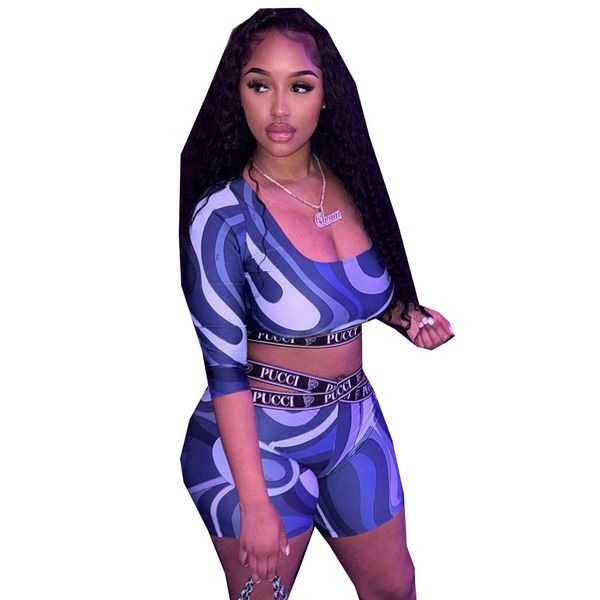 STYLISH LADY Geometrical Letter Printed 2 Piece Set Women Long Sleeve Crop Top and Shorts Suits 2024 Summer Sexy Club Party Street Fitness Outfits, Blue
STYLISH LADY Geometrical Letter Printed 2 Piece Set Women Long Sleeve Crop Top and Shorts Suits 2024 Summer Sexy Club Party Street Fitness Outfits, Blue