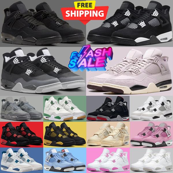 Free Shipping Designer 4 4s basketball shoes sneakers for mens womens Black Cats trainers Plate-forme casual luxury platform, Lavender
Free Shipping Designer 4 4s basketball shoes sneakers for mens womens Black Cats trainers Plate-forme casual luxury platform, Lavender
