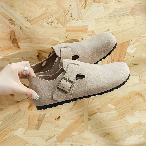 Leather Height-Increasing Shoes for Women