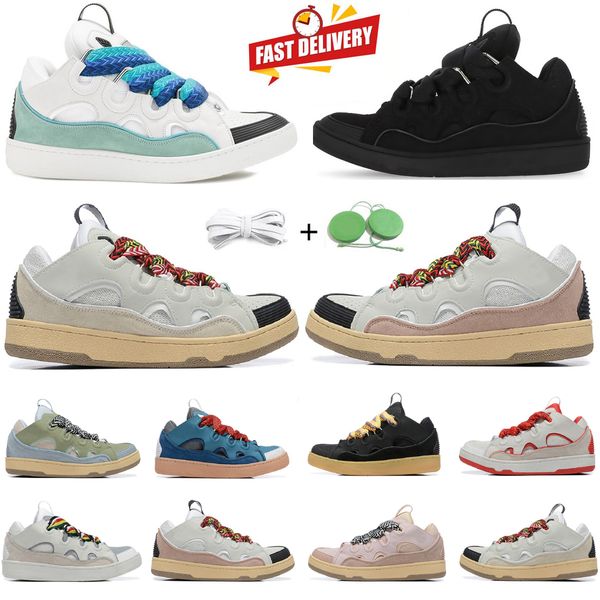 Designer Leather Sneakers Men Women Casual