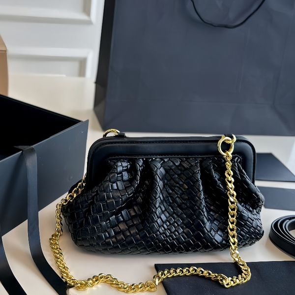 Designer bag women's shoulder bag fashion chain bag high quality leather bag vintage cloud bag classic crossbody bag luxury bag casual party bag daily travel tote bag, Black
Designer bag women's shoulder bag fashion chain bag high quality leather bag vintage cloud bag classic crossbody bag luxury bag casual party bag daily travel tote bag, Black