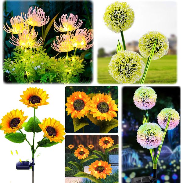 LED solar powered three headed dandelion simulation ground inserted lawn light decorative light courtyard landscaping waterproof
LED solar powered three headed dandelion simulation ground inserted lawn light decorative light courtyard landscaping waterproof