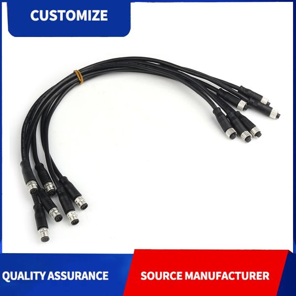 Factory Direct Order M8 Waterproof Cable Pair Plug Waterproof Wire Harness Waterproof Connection Cable
Factory Direct Order M8 Waterproof Cable Pair Plug Waterproof Wire Harness Waterproof Connection Cable