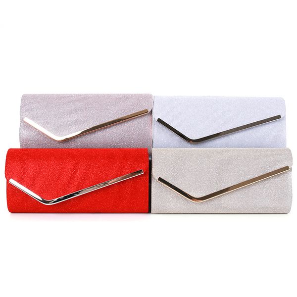 Fashionable ladies' dinner bag, metal accessories, flip top dress, versatile handbag, Red
Fashionable ladies' dinner bag, metal accessories, flip top dress, versatile handbag, Red